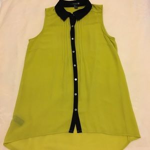 Long sheer fabric blouse